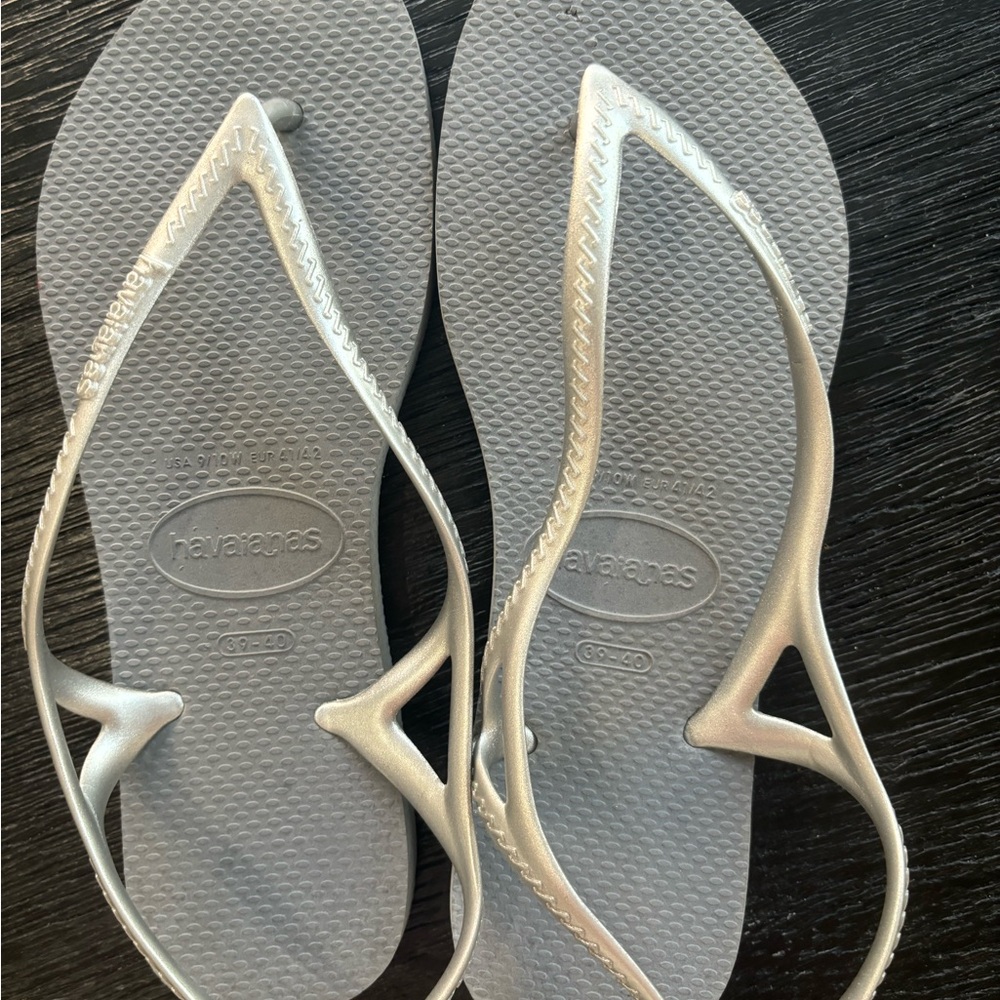 Havaianas Women's Silver Sandals